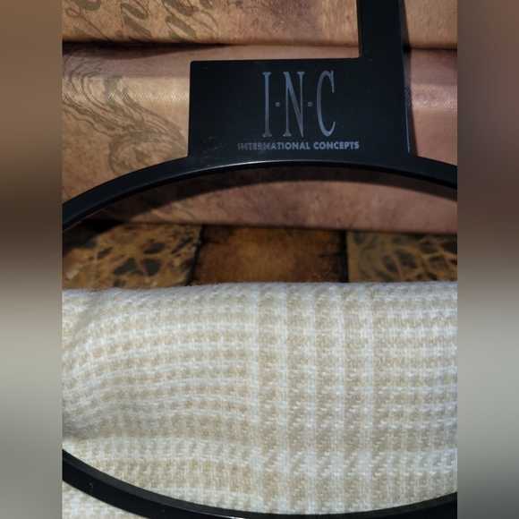 Chic White Textured Scarf by INC - Picture 2 of 4